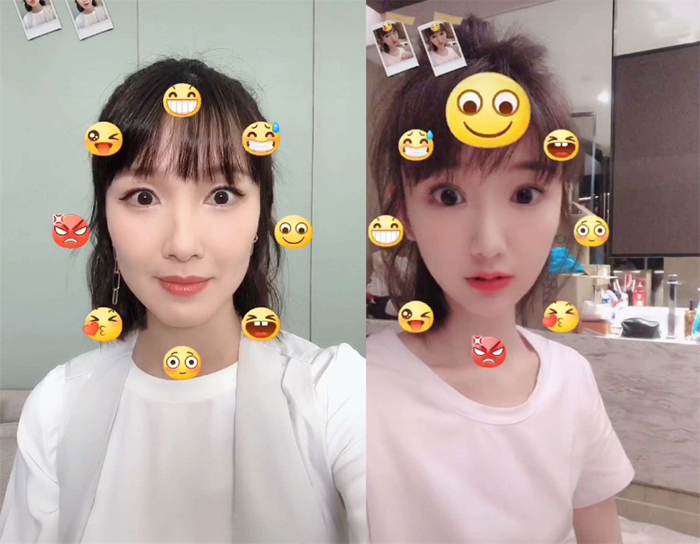 大家纷纷留言:"我还以为是毛晓彤","眼睛跟毛晓彤好像","怎么那么像