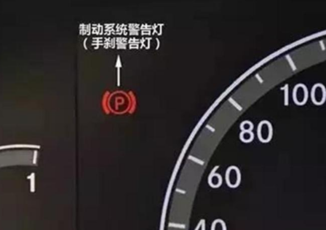 车上最重要的报警灯 一旦亮了赶紧停车 别拿生命当儿戏 水温报警灯 手刹