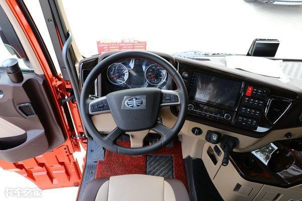 实拍解放jh6牵引车生活舱这舒适性堪比酒店