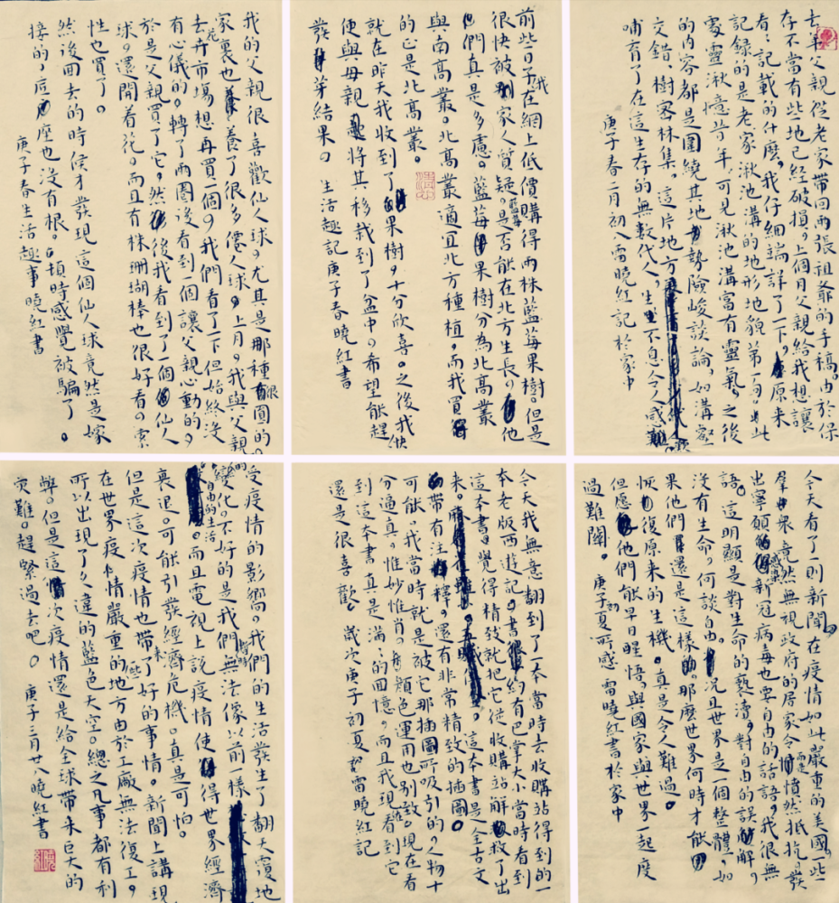 书法|网红学院——河北大学书法毕业展作品高清来袭