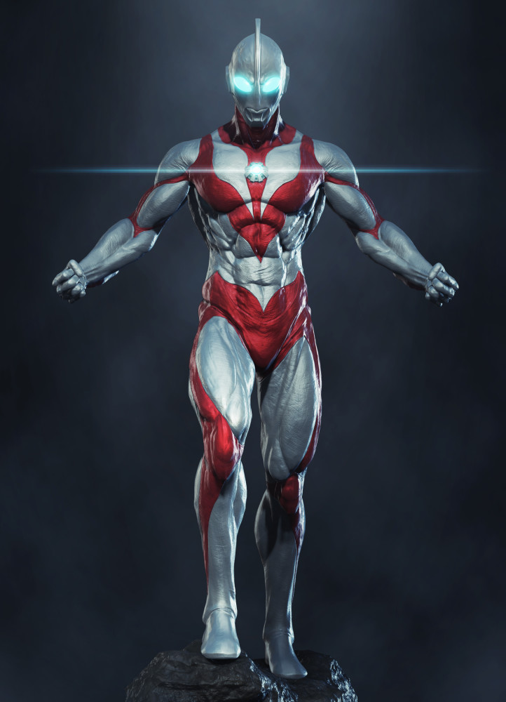 奥特曼同人绘告诉你真实的奥特曼是什么样子的