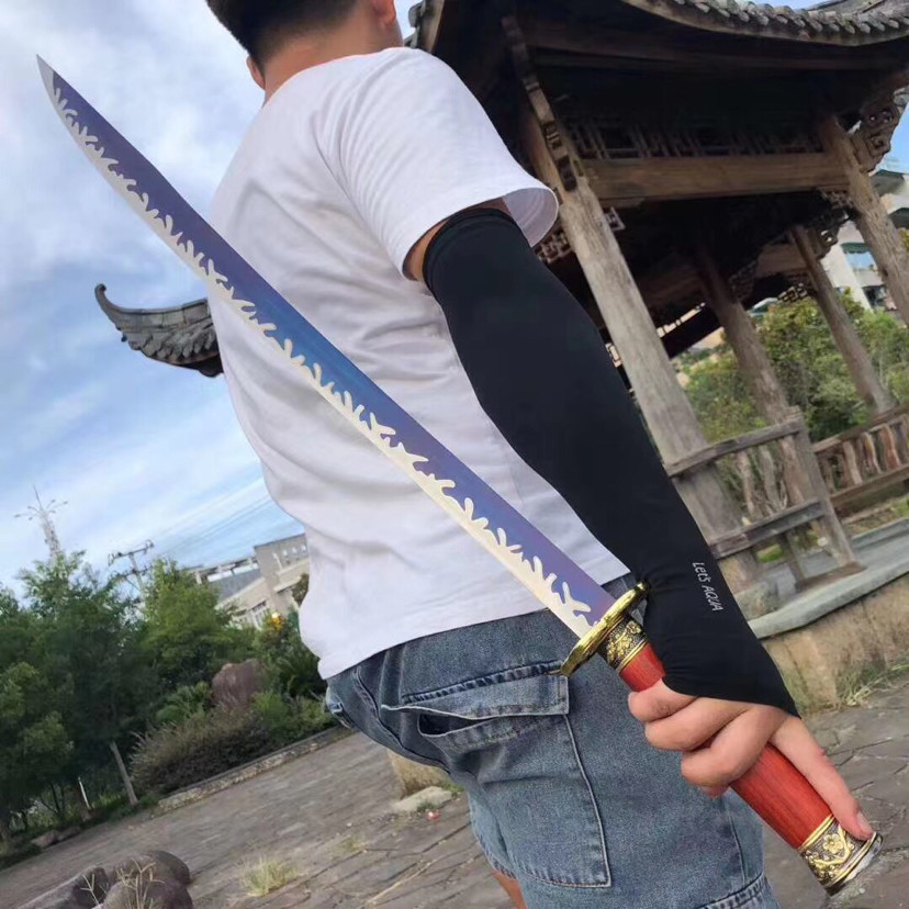 梅花|梅花清刀，弹簧钢手工锻打烤蓝工艺