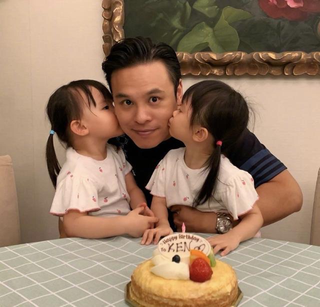 熊黛林|继郭富城为方媛庆生后，熊黛林也晒全家福为丈夫庆生，低调温馨