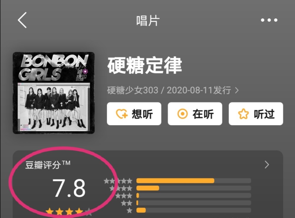 女团|2女团首张EP评分出炉，硬糖少女获7.8分，THE9却引吐槽