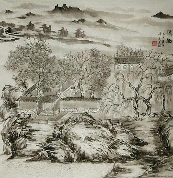 丹青气韵画空妙溪山行旅百代传记著名画家王仲良