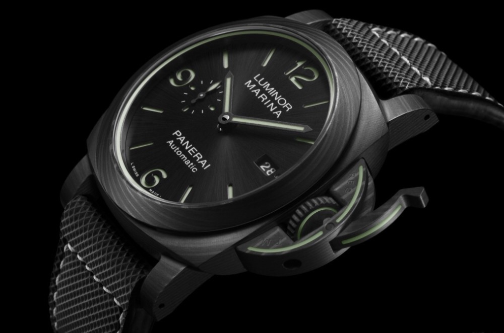 全身夜光涂层沛纳海庐米诺系列碳纤维pam1118腕表