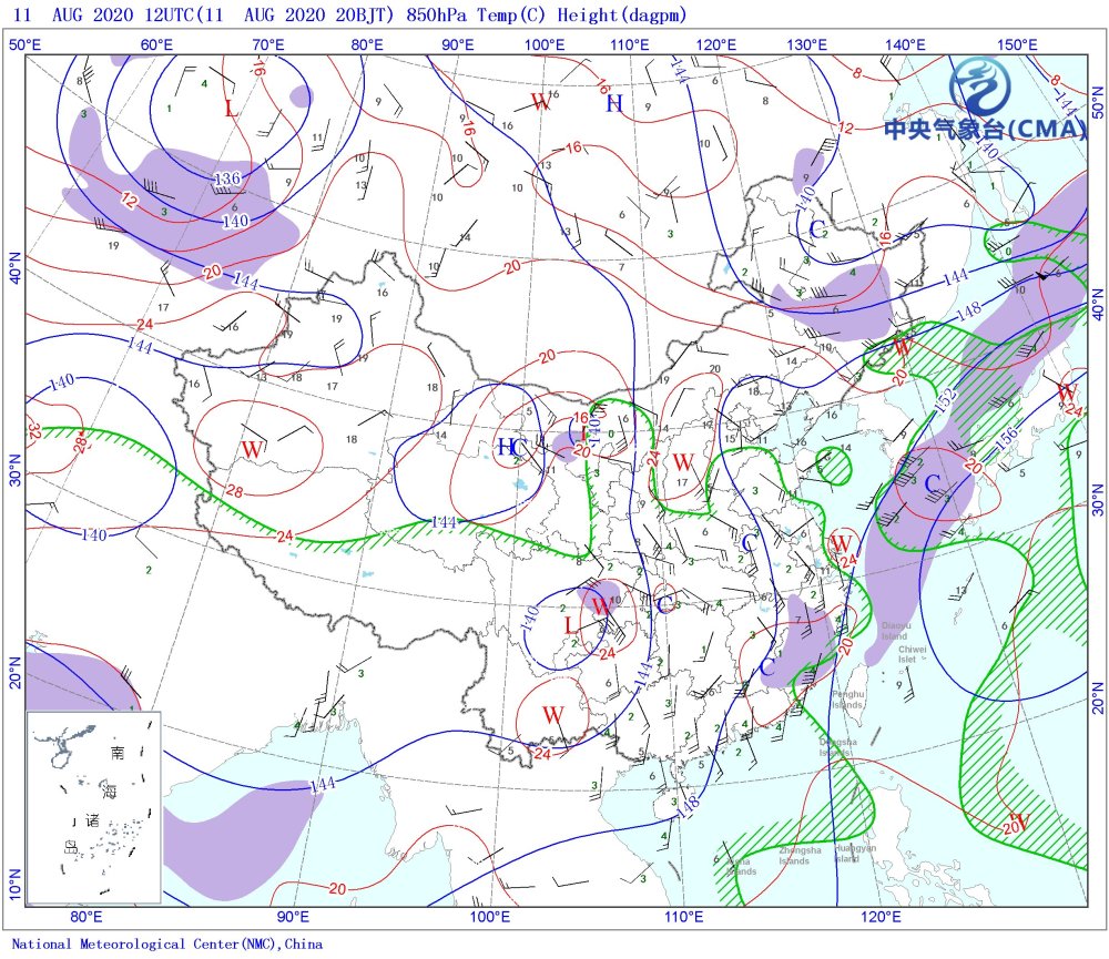 四川盆地|怪事？超级计算机预测图上，四川突现蓝格子，分析：是危险信号！
