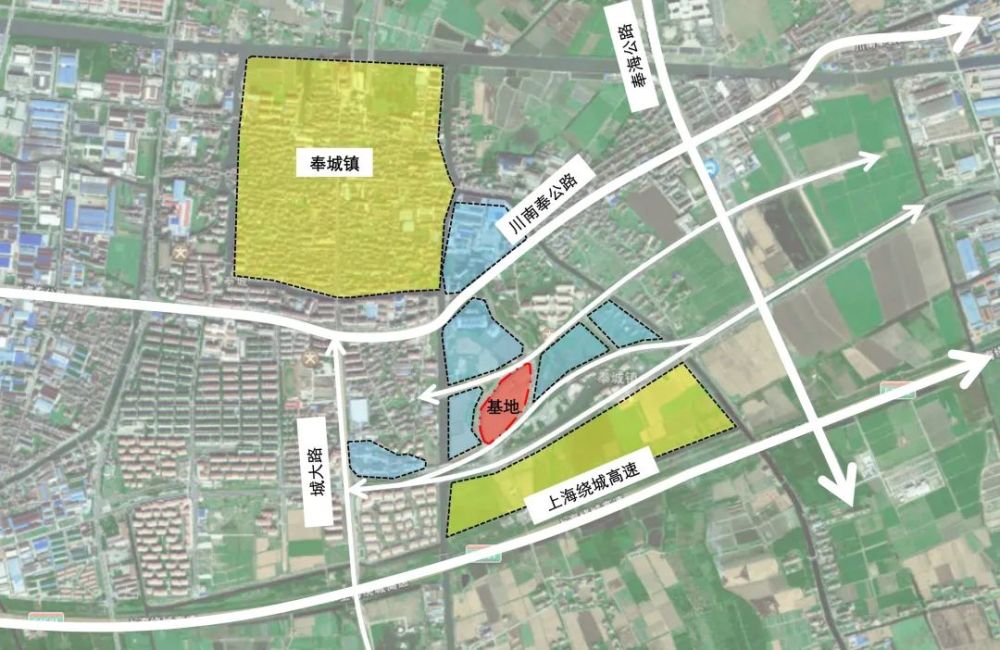 临港新片区两大功能组团之奉城:总投资3亿奉城商业中心开工