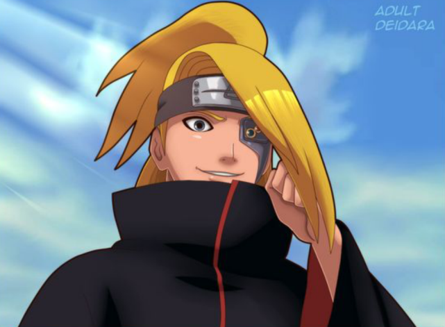 火影迪达拉各阶段形象少年时充满野心秽土转生后放飞自我