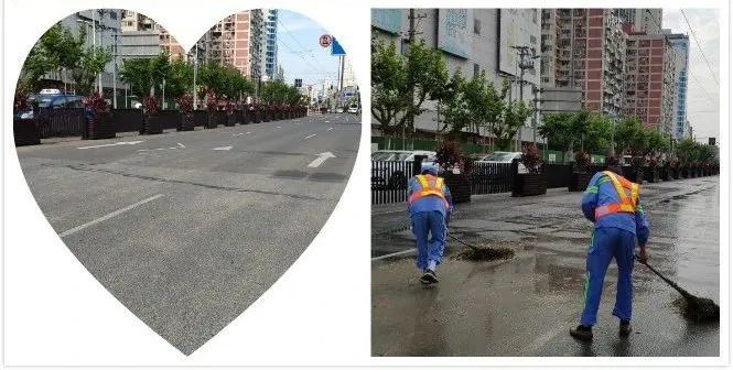 紧急!控江路发生大堆水泥渣土洒落事件