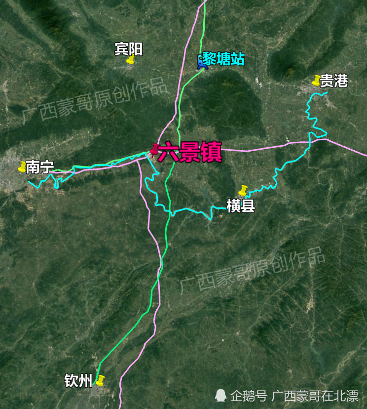 广西横县六景镇，地理位置一点都不输给地级市