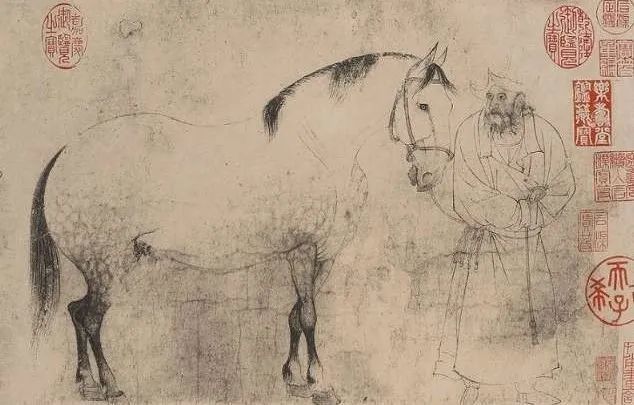 李公麟|【名画赏析】北宋·李公麟-《五马图》