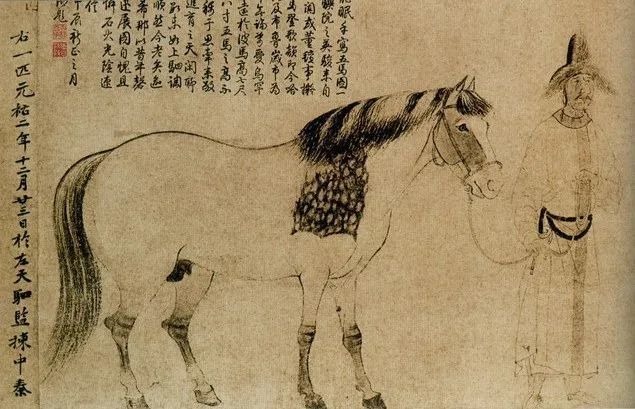 李公麟|【名画赏析】北宋·李公麟-《五马图》