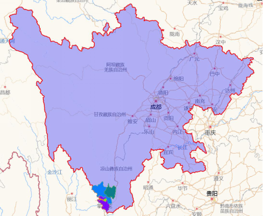 攀枝花各区县地理位置城区面积排名你所在的地区排在第几名呢
