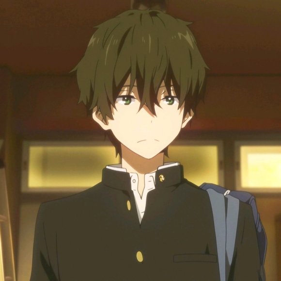 动漫《冰菓》情头:折木奉太郎要永远爱着千反田呐!