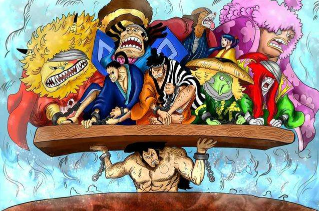 海贼王987分析 九侠实力上限直追马尔科 大妈帮助路飞一拳定音 四皇 路飞 海贼王 凯多 马尔科