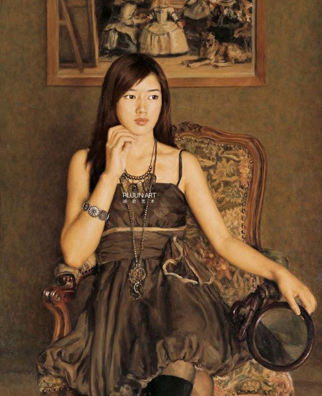 油画院院长杨飞云的夫人佟芃芃绘画作品欣赏