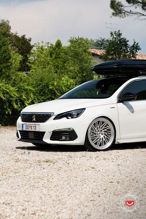 标致308 sw改装vossen lc-105t轮毂