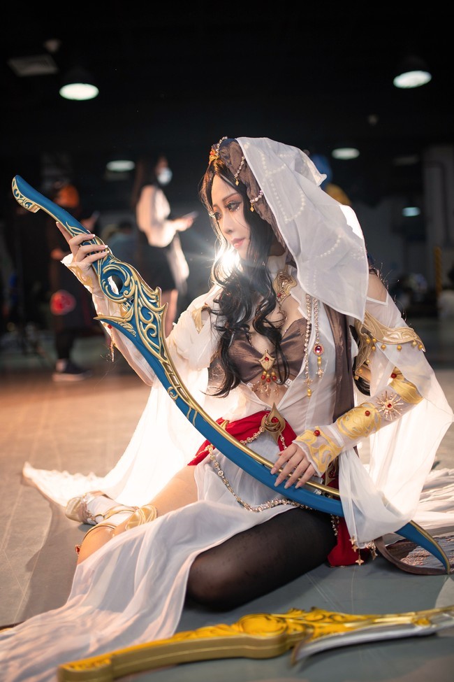 剑侠情缘3鹤梦喵姐cosplay圣火如日月怜我世间疾