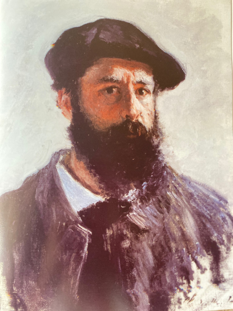 莫奈一生唯一的爱心签名