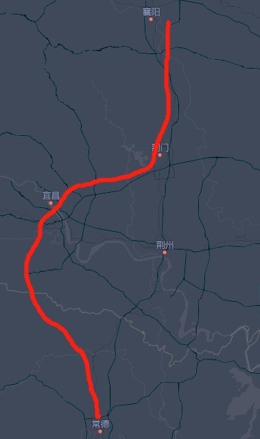 呼南高铁湖北段双通道走向详解,从荆门分岔,宜昌和荆岳双向