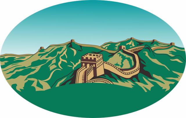 见过长城雪茄烟标的人一定都有印象,椭圆形的烟标,以壮丽的明长城剪影