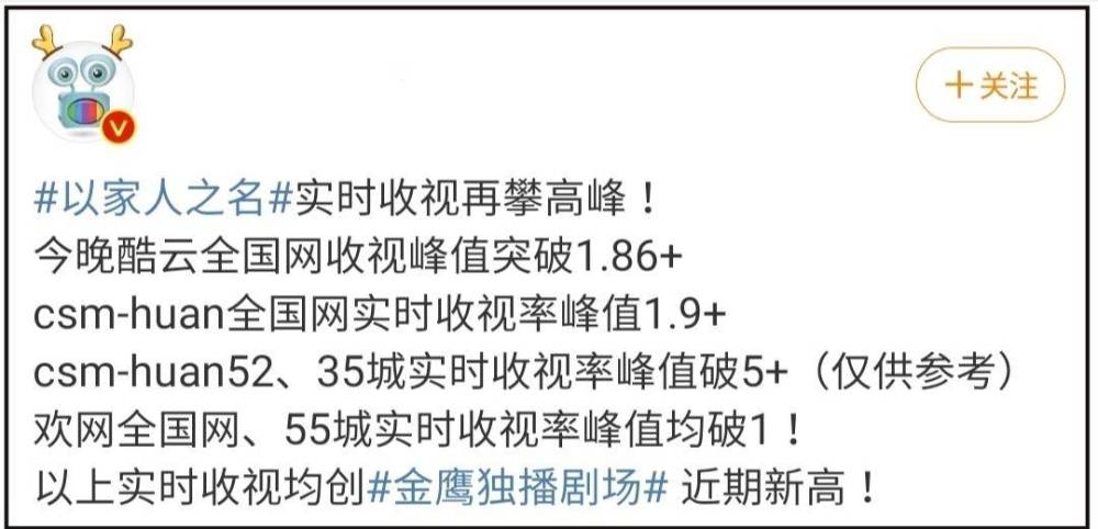 以家人之名|《以家人之名》52城收视破5，比《安家》还高，被指有注水之嫌