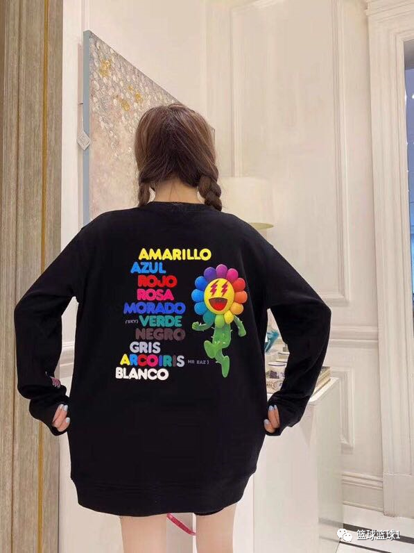 高端定制的peaceminusone小雏菊限定彩色印花卫衣