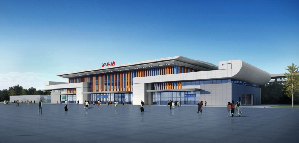 主站房结构封顶泸县高铁站预计明年3月完成装修