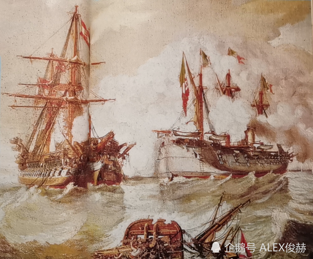 铁甲舰队之间大战火炮打不穿直接撞沉对方