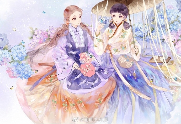 古风画师画画的小夏作品分享