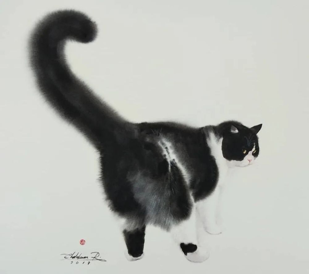 水彩纸|这样的小猫咪你喜欢吗？