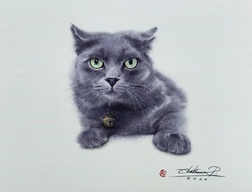 水彩纸|这样的小猫咪你喜欢吗？