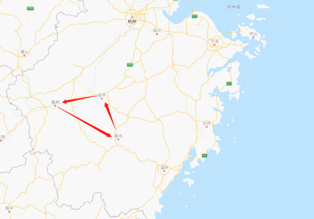 金丽衢地区