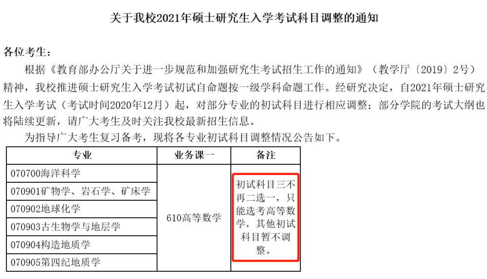 考研专业课|又双叒有7所院校调整考研专业课