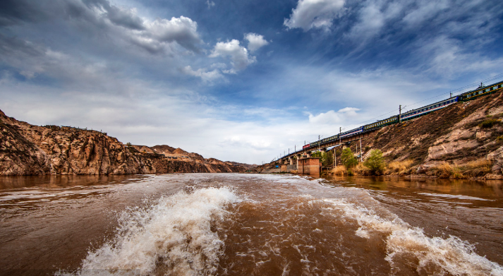 黄河兰州段流量回落今年总体水情变化平稳