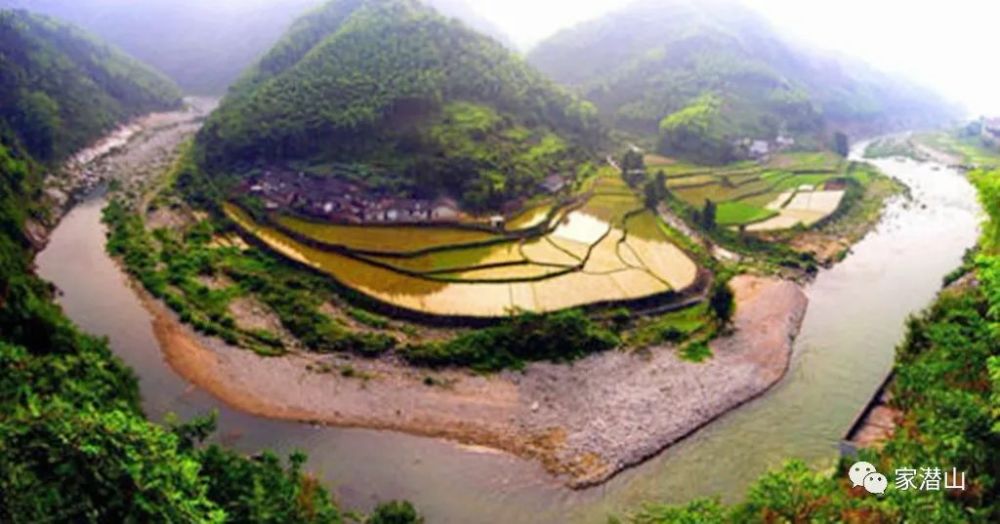 潜山有点美天柱山镇九井河风景区