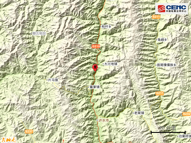 泸水市|云南怒江州泸水市发生2.9级地震