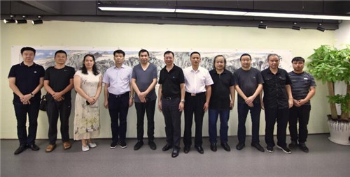 谭长德|来松风阁观“南岳松风” 谭长德中国画展开幕