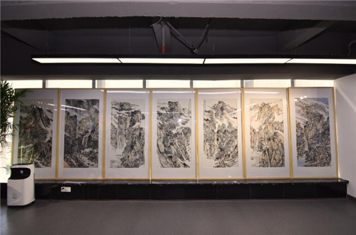 谭长德|来松风阁观“南岳松风” 谭长德中国画展开幕