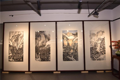 谭长德|来松风阁观“南岳松风” 谭长德中国画展开幕