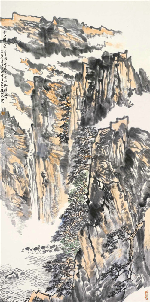 谭长德|来松风阁观“南岳松风” 谭长德中国画展开幕