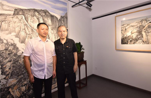 谭长德|来松风阁观“南岳松风” 谭长德中国画展开幕