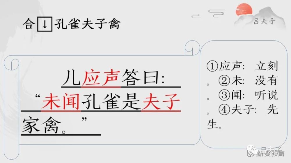 杨梅君|言语：杨梅君家果，孔雀夫子禽！