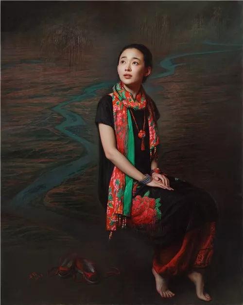 油画|女画家安静油画人物欣赏