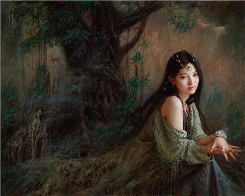 油画|女画家安静油画人物欣赏