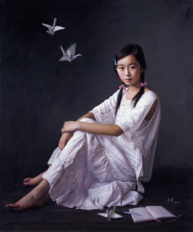 油画|女画家安静油画人物欣赏