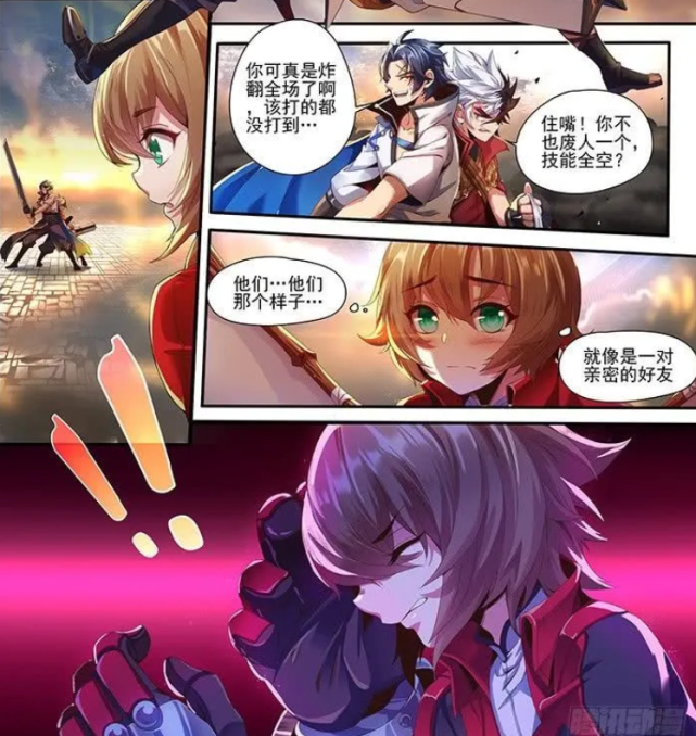 王者漫画 天才曜与蒙犽看着像亲密好友 孙膑也想为队伍献出一份力 腾讯网