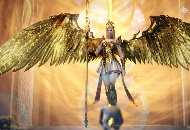 武庚纪:天使圣王霸气登场,修罗界神力无比恐怖,神技流光万道秒杀阿岚!