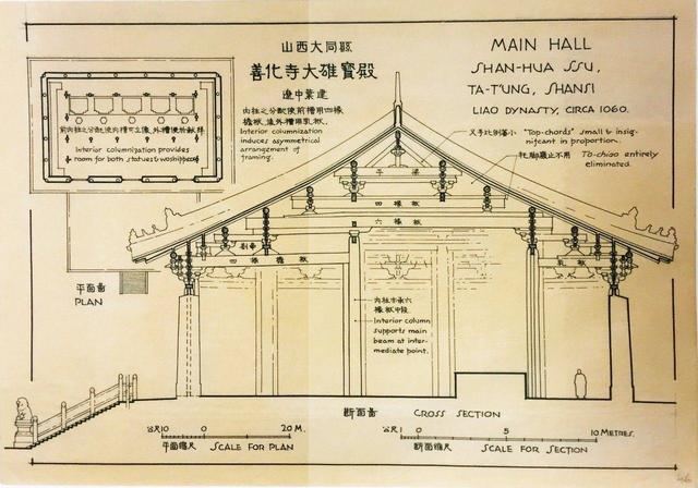 难怪林徽因会选梁思成,看看他的建筑手绘稿,堪比cad,张张都是艺术品